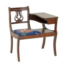 Vintage Mahogany Gossip Bench Circa 1950s | Grandview Mercantile