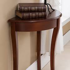 Narrow Console Table Classic Style Side Table, Semi-circular ...