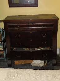 Lot - Empire Dresser w/Mirror
