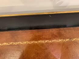 1940s Vintage Jansen Ebonized and Gilt Coffee Table | Chairish