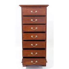 Mahogany Wood James 7 Drawers High Chest / Tall Boy Antique Style | eBay Australia