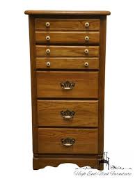 BASSETT FURNITURE Heritage Oak Country French 26" Lingerie / Jewelry Chest With Fold-down Mirror 2288-259 - Etsy