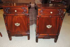 vintage wood nightstand | eBay