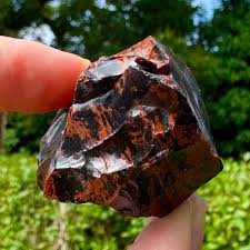 Mahogany Obsidian Rough Rock Crystal Lover Gift Christmas ...