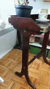 Antique Tray on Cherry Wood Stand - Etsy