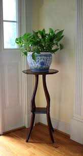 Antique Oak Plant Stand With Cabriole Legs and Beaded Trim, 29 1/4" X 16" - Etsy