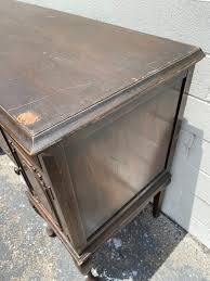 Antique Buffet Wood Sideboard Cabinet Hutch Traditional Hickory Console Sideboard Provincial Country Vintage Server CUSTOM PAINT AVAIL