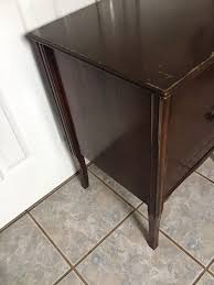 Vintage Antique Mahogany Record Cabinet