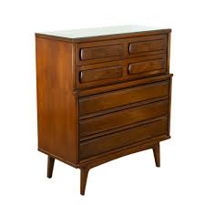 Vintage Mid Century Modern Walnut Chest of Drawers ...