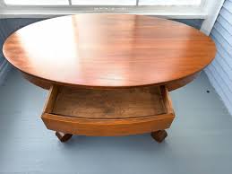Antique Early 1900s Oval Wood Entrance Table Library Table With Drawer Home Decor Furniture Rhymeswithdaughter - Etsy