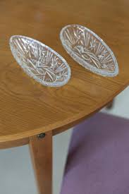 Set of Two Midcentury Transparent Crystal Glass Bowls, France, 1970s For Sale at 1stDibs