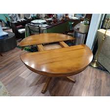 Dining Pedestal Table with Leaf - Designer's Studio