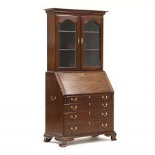 Henkel Harris Chippendale Style Mahogany Secretary Bookcase (Lot 339 - )