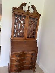 antique secretary desk oak | eBay