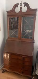 Vintage Mahogany Secretary Desk | eBay