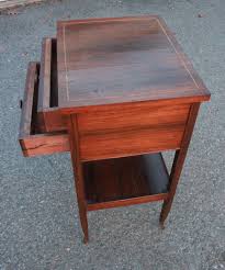 Late 19th Century French Walnut Bedside Table | Chairish