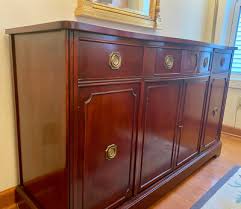 Antique Mahogany Sideboard Buffet Cabinet L 60x W 18 x H 35 ...