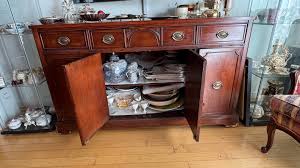 Vintage Wooden Sideboard / Buffet Cabinet – Classic Storage ...