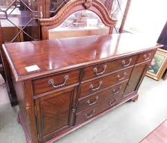 6 Drawer 2 Door Sideboard / Buffet With Mirror 36" X 64" X 20"