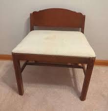 Alfred H Hoefer & Sons Vanity Bench, 22" x 22" 16" - Mayo Auction & Realty