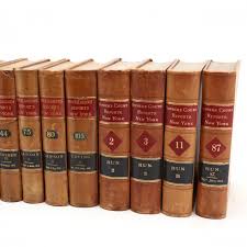 Collection of (34) Leather Bound New York State Law Books, 1840s-1920s (Lot 169 - The New Year's Day AuctionJan 1, 2021, 9:00am)