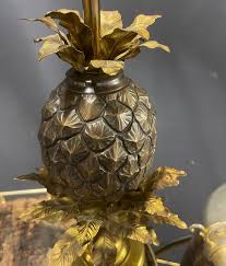 Very Exclusive, Iconic and Awesome Pair of Maison Charles Pineapple Lamps For Sale at 1stDibs | pineapple lamps for sale