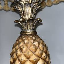 Wooden Pineapple Table Lamps for sale | eBay