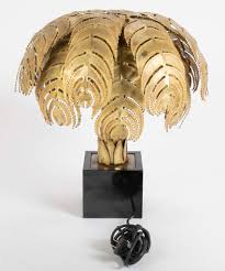 Pair of Palm Tree Form Lamps by Christian Techoueyres for ...