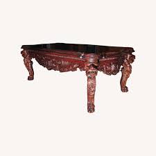 Antique Replica Lion Leg Coffee Table - AptDeco