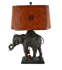 Lot - Maitland Smith Bronze Elephant Figural Table Lamp