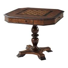 Dark Rustic Game Table | Chairish