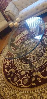 Antique coffee table heavy and unique.