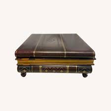 Maitland Smith Stacked Books Coffee Table - AptDeco