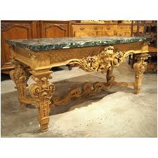 Antique French Louis XIV Style Console in Blonde Walnut and ...