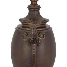 Pair of French 19th Century Neo-Classical St. Patinated Bronze Lamps For Sale at 1stDibs