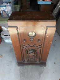 Antique 1935 Stromberg-Carlson Police SW AM 58-L Console 6 Tube Radio parts | #2065914968