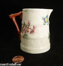 Antique Royal Worcester Pitcher Victorian Porcelain PEONY England Jug Marked | eBay