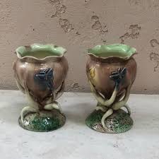 Majolica Palissy Vase Chalice Thomas Sergent, circa 1880 For Sale at 1stDibs | d&d vases