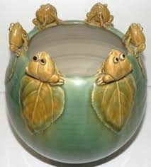 Majolica Frog Planter | eBay