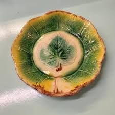 Antique Majolica Platter Blackberries Basketweave Design - Etsy