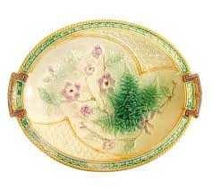 LIMOGES Triumph DECO Period Hand Wrought Farberware 22K Ceramic Center Tray | eBay