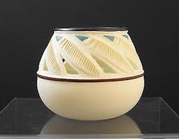 Vintage Partylite Ceramics Original Sticker Reticulated Candleholder 4" W7 | eBay