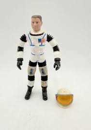 Vintage MAJOR MATT MASON Mattel Figure White (1966) Blue ...