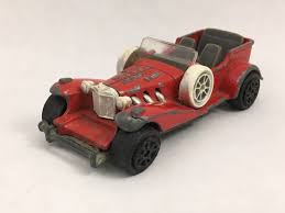 Majorette Excalibur Red Open Top Die Cast Car #267 1:56 Made ...