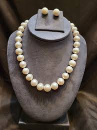 Luxury Big Pearl Set | Freshwater Real Pearls – Sharma ...