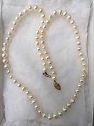 Pre-Owned, Gorgeous Pearl Neckalce W/H 10K Clasp, 18.5 Inches Necklace/ Jewelry | eBay