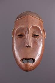 Ngombe mask (23475) - African mask, tribal art, primitive art