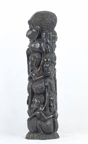 African Wooden Statue From Tanzania. 1980 Vintage - Heavy Makonde Ebony Statue “tree of Life” - the Mother With Children. Rare - Sculpture - Etsy