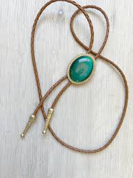 Cowboy Tie Gold Bear Paw Turquoise Stone Bolo Tie 22281 – J.C. Western® Wear Leather Bandana