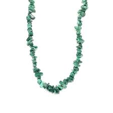 Malachite Stone Chip 33" Strand (resin imitation) - Bead World Incorporated